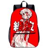 2023 New Anime NEON GENESIS EVANGELION EVA Ikari Shinji Ayanami Rei kawaii Figure high quality Backpack 2 - Evangelion Merch