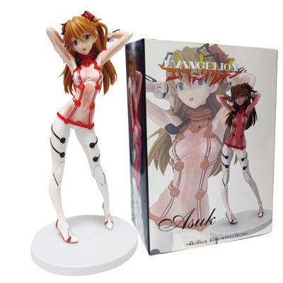 21cm Neon Genesis Evangelion Asuka Anime Figures EVA Ayanami Rei Action Figures Ikari Shinji Figurine PVC - Evangelion Merch