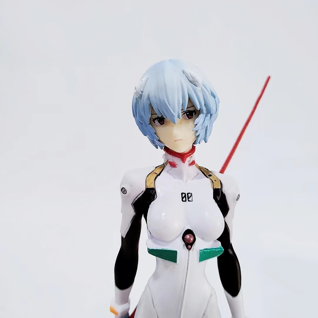 23CM 2023 New Anime NEON GENESIS EVANGELION EVA Ayanami Rei kawaii figure PVC model toys doll 3 - Evangelion Merch