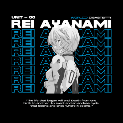 Rei Ayanami Throw Pillow Official Evangelion Merch