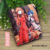 9X11 8CM New Anime NEON GENESIS EVANGELION EVA Ayanami Rei Asuka NERV Figure PU wallet coin 3 - Evangelion Merch