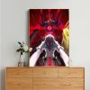 E Evangelion Anime Classic Vintage Posters Decoracion Painting Wall Art White Kraft Paper Vintage Decorative Painting 8 - Evangelion Merch