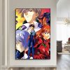 E Evangelion Anime Whitepaper Poster Whitepaper Sticker DIY Room Bar Cafe Decor Art Wall Stickers 3 - Evangelion Merch