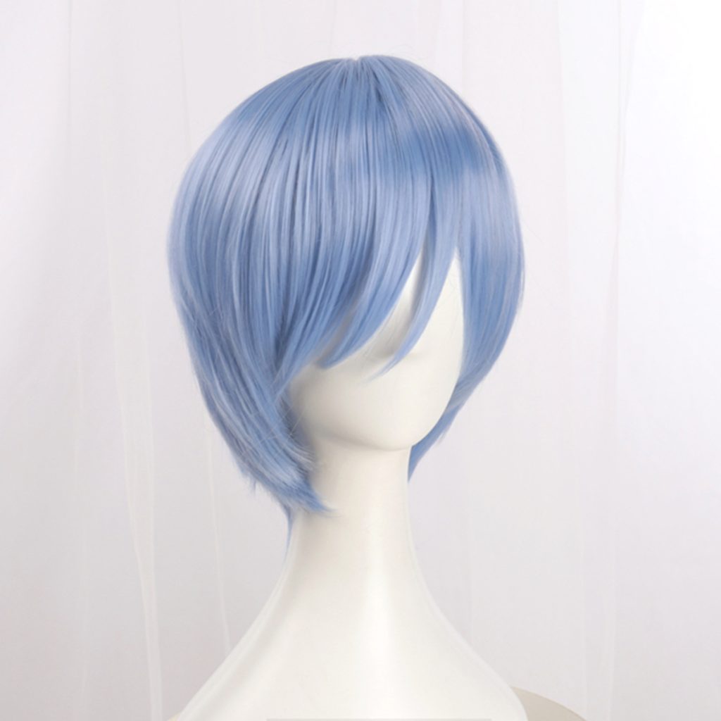 EVA Evangelion Lingpoli blue short hair cosplay wig 1 - Evangelion Merch
