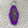 eva 01 NERV Ikari Shinji keychain vintage keyring purple 3 - Evangelion Merch