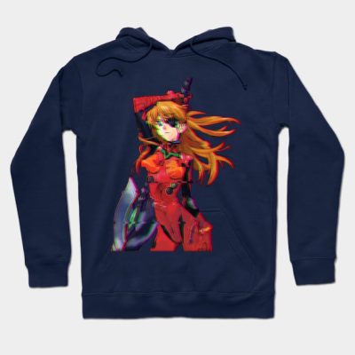 Asuka Glitched Hoodie Official Evangelion Merch