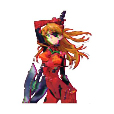 Asuka Glitched Tapestry Official Evangelion Merch