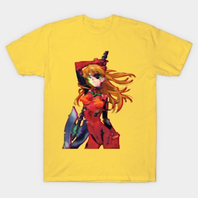 Asuka Glitched T-Shirt Official Evangelion Merch