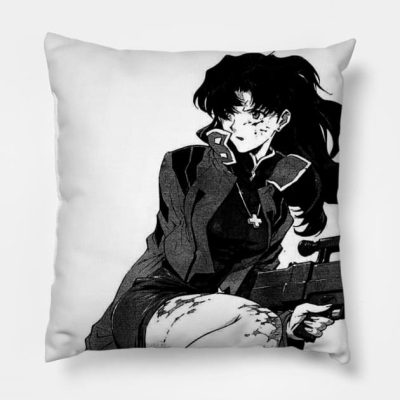 Misato Katsuragi Throw Pillow Official Evangelion Merch