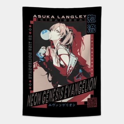 Asuka Langley Sohryu Ikigaisekai V2 Tapestry Official Evangelion Merch