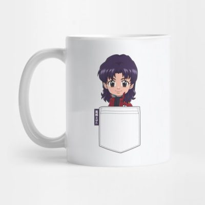 Misato Pocket Chibi Mug Official Evangelion Merch