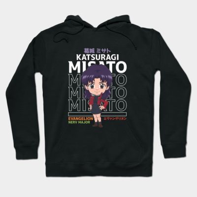 Misato Chibi Hoodie Official Evangelion Merch