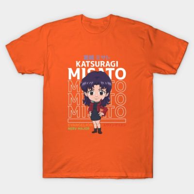 Misato Chibi T-Shirt Official Evangelion Merch