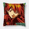 Asuka Aesthetic Throw Pillow Official Evangelion Merch