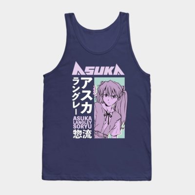 Asuka Langley Pastel Aesthetic Manga Girl Edit Tank Top Official Evangelion Merch
