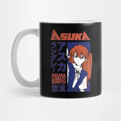 Asuka Langley Eva Japanese Aesthetics Red Blue Mug Official Evangelion Merch