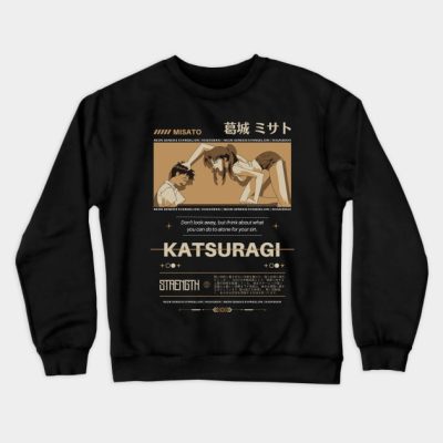 Misato Katsuragi Ikigaisekai Crewneck Sweatshirt Official Evangelion Merch