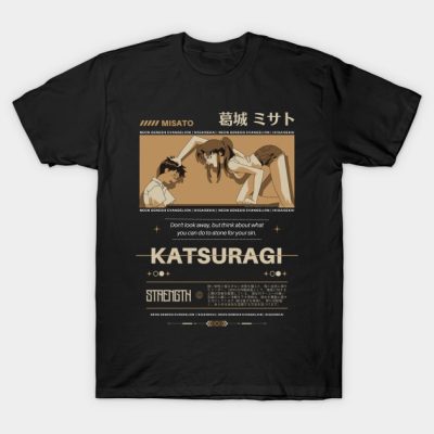 Misato Katsuragi Ikigaisekai T-Shirt Official Evangelion Merch
