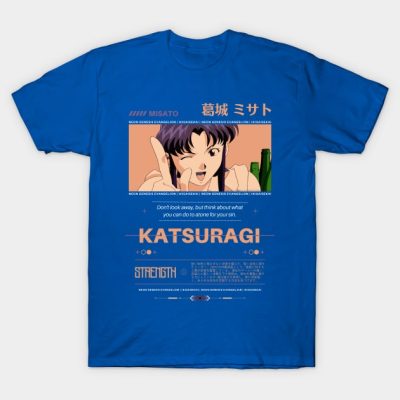 Misato Katsuragi Ii Ikigaisekai T-Shirt Official Evangelion Merch