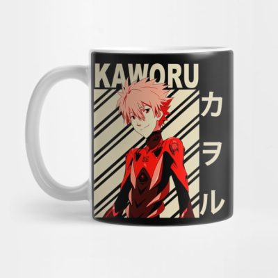 Kaworu Nagisa Vintage Art Mug Official Evangelion Merch