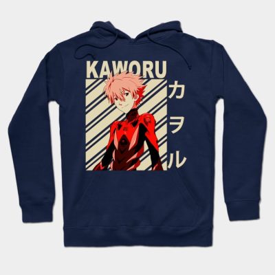 Kaworu Nagisa Vintage Art Hoodie Official Evangelion Merch