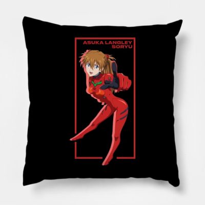 Asuka Langley Soryu Throw Pillow Official Evangelion Merch