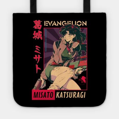 Misato Katsuragi Retro Art Ikigaisekai Tote Official Evangelion Merch