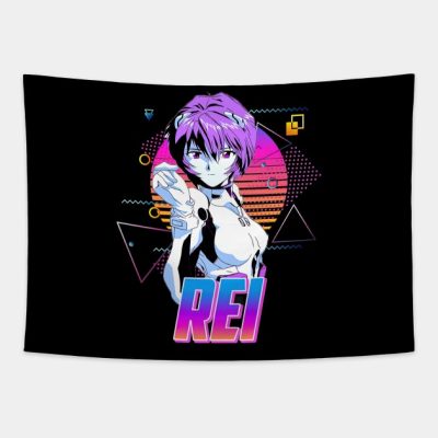 Rei Ayanami Retro Art Tapestry Official Evangelion Merch