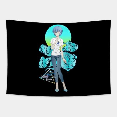 Rei Ayanami Casual Retro Tapestry Official Evangelion Merch