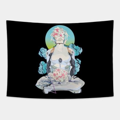Rei Ayanami Flowers Retro Tapestry Official Evangelion Merch