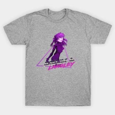 Asuka Langley Retrowave T-Shirt Official Evangelion Merch