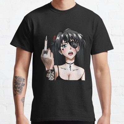 Goth Girl Asuka T-Shirt Official Evangelion Merch