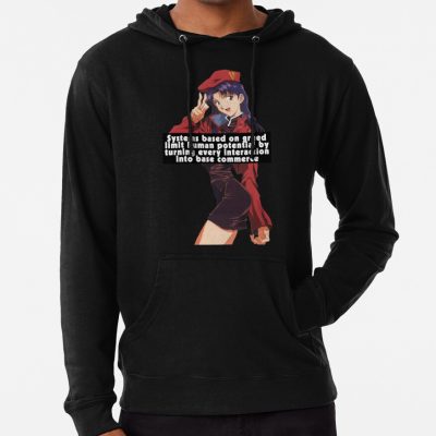 Misato - Systems Based On Greed Hoodie Official Evangelion Merch
