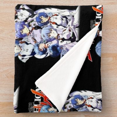 Rei Ayanami Evangelion Throw Blanket Official Evangelion Merch