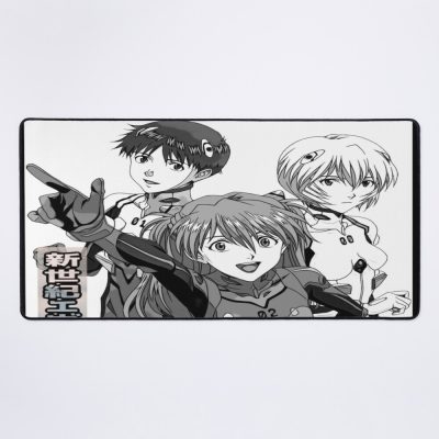 Neon Genesis Evangelion | Rei Ayanami | Asuka Langley | Shinji Ikari Mouse Pad Official Evangelion Merch