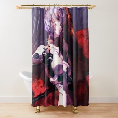 Rei Ayanami Shower Curtain Official Evangelion Merch