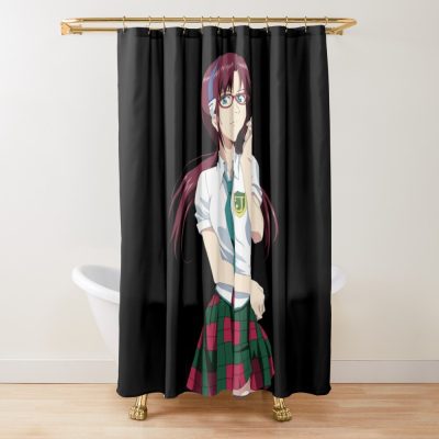 Misato Katsuragi- Neon Genesis Evangelion Shower Curtain Official Evangelion Merch