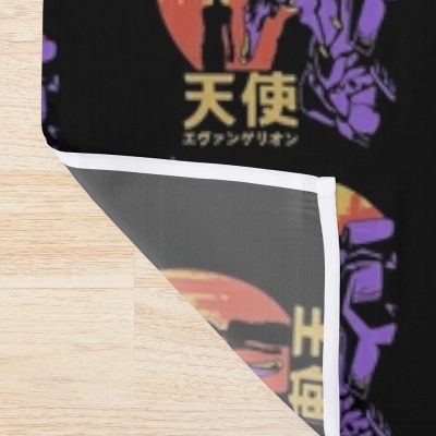 Neon Genesis Evangelion Retro Vintage Shower Curtain Official Evangelion Merch